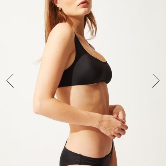 Solid & Striped Elle Bikini Swim Bottom Black - Picture 4 of 5